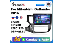 RD167 Android mitsubishi outlander 2016 1GB a 8GB RAM e 16GB a 128GB ROM com ou sem Carplay