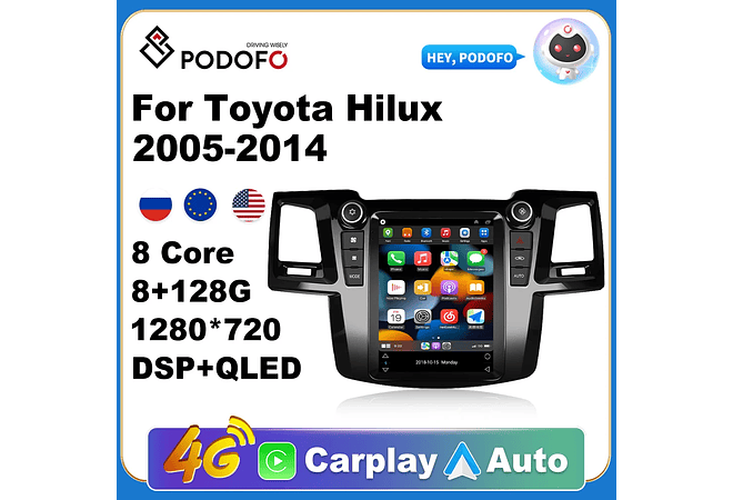 RD168 Android mitsubishi outlander 2013-2021 1GB a 8GB RAM e 16GB a 128GB ROM com ou sem Carplay