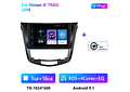 RD171 Android nissan X-TRAIL x trail 2014 1GB a 8GB RAM e 16GB a 128GB ROM com ou sem Carplay