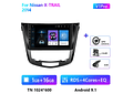 RD171 Android nissan X-TRAIL x trail 2014 1GB a 8GB RAM e 16GB a 128GB ROM com ou sem Carplay