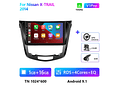 RD171 Android nissan X-TRAIL x trail 2014 1GB a 8GB RAM e 16GB a 128GB ROM com ou sem Carplay
