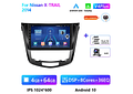 RD171 Android nissan X-TRAIL x trail 2014 1GB a 8GB RAM e 16GB a 128GB ROM com ou sem Carplay