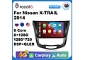 RD171 Android nissan X-TRAIL x trail 2014 1GB a 8GB RAM e 16GB a 128GB ROM com ou sem Carplay