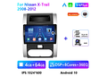 RD172 Android nissan x-trail 2008-2012 1GB a 8GB RAM e 16GB a 128GB ROM com ou sem Carplay