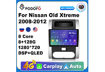 RD172 Android nissan x-trail 2008-2012 1GB a 8GB RAM e 16GB a 128GB ROM com ou sem Carplay