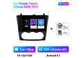 RD173 Android nissan teana altima 2008-2012 1GB a 8GB RAM e 16GB a 128GB ROM com ou sem Carplay