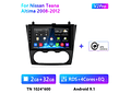 RD173 Android nissan teana altima 2008-2012 1GB a 8GB RAM e 16GB a 128GB ROM com ou sem Carplay