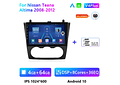 RD173 Android nissan teana altima 2008-2012 1GB a 8GB RAM e 16GB a 128GB ROM com ou sem Carplay