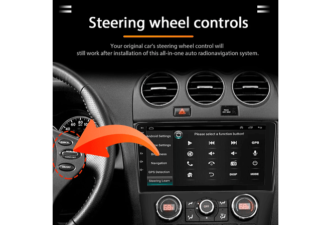 RD173 Android nissan teana altima 2008-2012 1GB a 8GB RAM e 16GB a 128GB ROM com ou sem Carplay