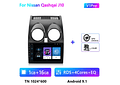 RD176 Android nissan qashqai j10 2006-2016 1GB a 8GB RAM e 16GB a 128GB ROM com ou sem Carplay