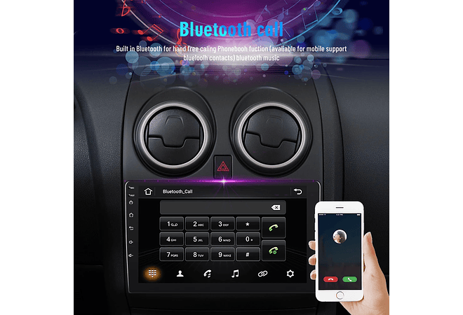 RD176 Android nissan qashqai j10 2006-2016 1GB a 8GB RAM e 16GB a 128GB ROM com ou sem Carplay