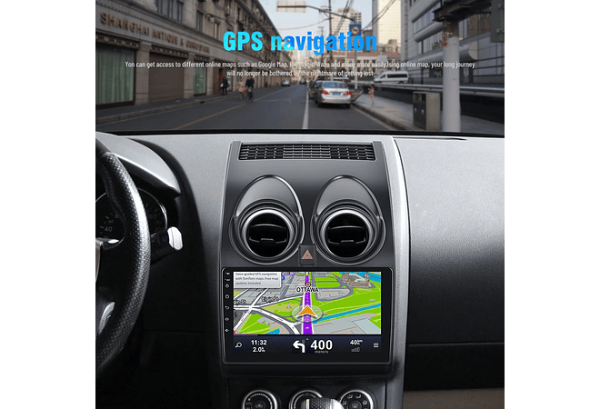 RD176 Android nissan qashqai j10 2006-2016 1GB a 8GB RAM e 16GB a 128GB ROM com ou sem Carplay