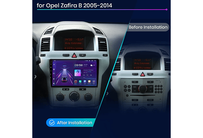 RD178 Android Opel zafira b astra h 2005-2014 1GB a 8GB RAM e 16GB a 128GB ROM com ou sem Carplay