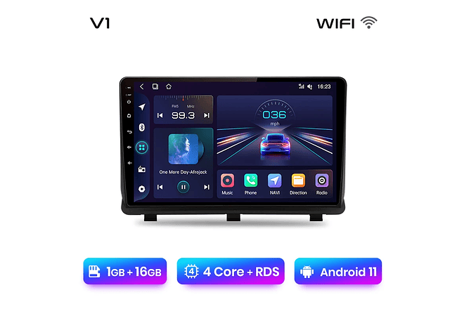 RD179 Android Opel Antara 2006-2017 1GB a 8GB RAM e 16GB a 128GB ROM com ou sem Carplay