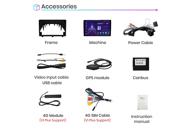 RD179 Android Opel Antara 2006-2017 1GB a 8GB RAM e 16GB a 128GB ROM com ou sem Carplay