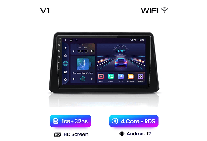 RD180 Android Opel mokka 2012-2016 1GB a 8GB RAM e 16GB a 128GB ROM com ou sem Carplay