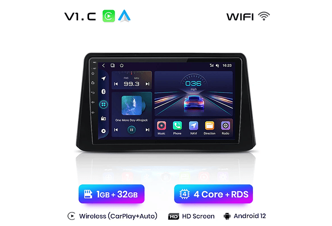 RD180 Android Opel mokka 2012-2016 1GB a 8GB RAM e 16GB a 128GB ROM com ou sem Carplay