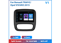 RD182 Android opel vivaro 2015 1GB a 8GB RAM e 16GB a 128GB ROM com ou sem Carplay