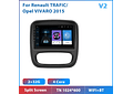 RD182 Android opel vivaro 2015 1GB a 8GB RAM e 16GB a 128GB ROM com ou sem Carplay