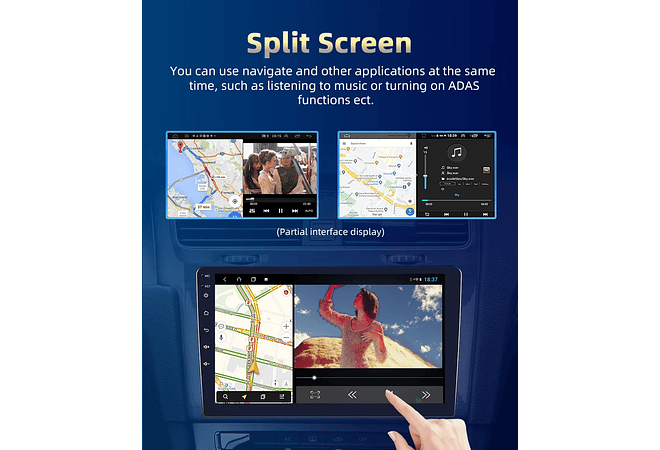 RD182 Android opel vivaro 2015 1GB a 8GB RAM e 16GB a 128GB ROM com ou sem Carplay