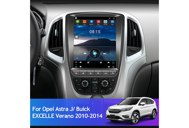 RD183 Android opel astra j buick excelle verano 2010-2014 1GB a 8GB RAM e 16GB a 128GB ROM com ou sem Carplay