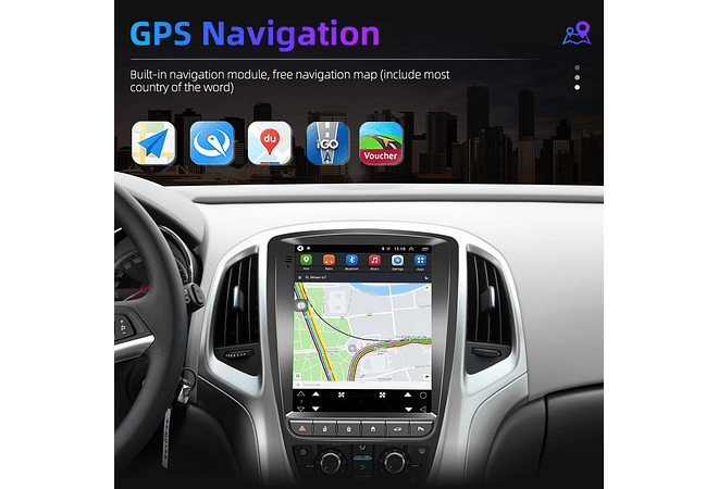 RD183 Android opel astra j buick excelle verano 2010-2014 1GB a 8GB RAM e 16GB a 128GB ROM com ou sem Carplay