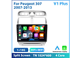 RD189 Android peugeot 307 2007-2013 1GB a 8GB RAM e 16GB a 128GB ROM com ou sem CarplayB a 8GB RAM e 16GB a 128GB ROM com ou sem Carplay