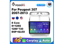 RD189 Android peugeot 307 2007-2013 1GB a 8GB RAM e 16GB a 128GB ROM com ou sem CarplayB a 8GB RAM e 16GB a 128GB ROM com ou sem Carplay