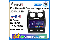 RD194 Android renault duster 2015-2018 1GB a 8GB RAM e 16GB a 128GB ROM com ou sem Carplay