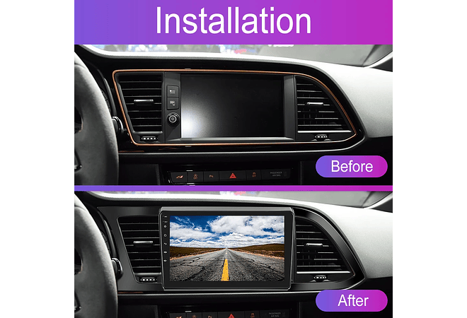 RD195 Android seat leon 2015-2018 1GB a 8GB RAM e 16GB a 128GB ROM com ou sem Carplay