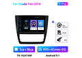 RD196 Android skoda yeti 2014 1GB a 8GB RAM e 16GB a 128GB ROM com ou sem Carplay