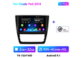 RD196 Android skoda yeti 2014 1GB a 8GB RAM e 16GB a 128GB ROM com ou sem Carplay