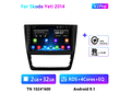 RD196 Android skoda yeti 2014 1GB a 8GB RAM e 16GB a 128GB ROM com ou sem Carplay