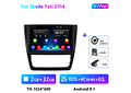 RD196 Android skoda yeti 2014 1GB a 8GB RAM e 16GB a 128GB ROM com ou sem Carplay