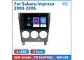 Leitor de vídeo multimídia rádio do carro de podofo android 10.1 para subaru impreza 2003-2006 gps carplay auto wifi bt áudio 2 din dspRD199 Android subaru Impreza 2003-2006 1GB a...