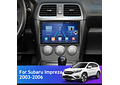 Leitor de vídeo multimídia rádio do carro de podofo android 10.1 para subaru impreza 2003-2006 gps carplay auto wifi bt áudio 2 din dspRD199 Android subaru Impreza 2003-2006 1GB a...