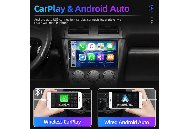 Leitor de vídeo multimídia rádio do carro de podofo android 10.1 para subaru impreza 2003-2006 gps carplay auto wifi bt áudio 2 din dspRD199 Android subaru Impreza 2003-2006 1GB a...
