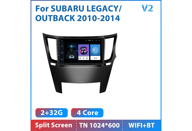 RD200 Android subaru legacy outback 2010-2014 1GB a 8GB RAM e 16GB a 128GB ROM com ou sem Carplay