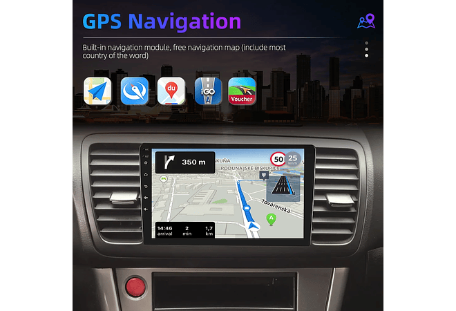 RD201 Android subaru legacy 2003-2009 1GB a 8GB RAM e 16GB a 128GB ROM com ou sem Carplay