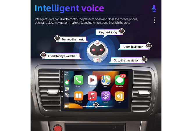 RD201 Android subaru legacy 2003-2009 1GB a 8GB RAM e 16GB a 128GB ROM com ou sem Carplay