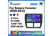 RD203 Android subaru forester 2008-2012 1GB a 8GB RAM e 16GB a 128GB ROM com ou sem Carplay