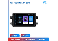 RD204 Android suzuki sx4 2006-2016 1GB a 8GB RAM e 16GB a 128GB ROM com ou sem Carplay