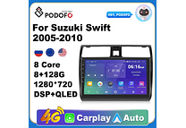 RD205 Android suzuki swift 2005-2010 1GB a 8GB RAM e 16GB a 128GB ROM com ou sem Carplay
