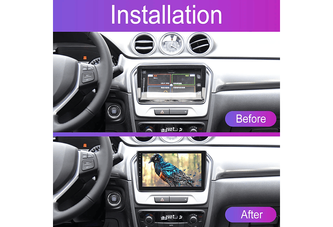 RD206 Android suzuki grand vitara 2016 1GB a 8GB RAM e 16GB a 128GB ROM com ou sem Carplay