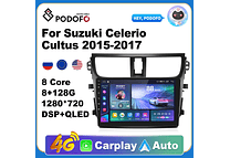 RD207 Android suzuki celerio cultus 2015-2017 1GB a 8GB RAM e 16GB a 128GB ROM com ou sem Carplay