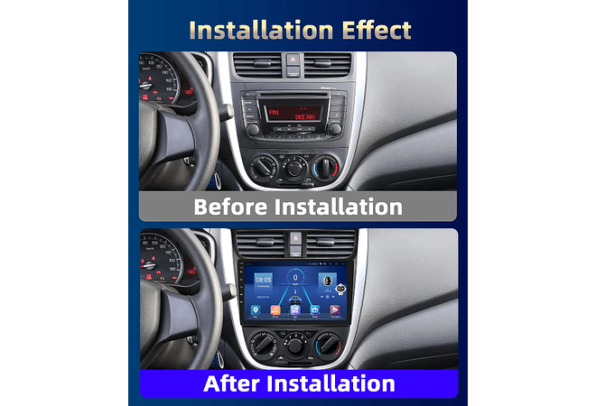 RD207 Android suzuki celerio cultus 2015-2017 1GB a 8GB RAM e 16GB a 128GB ROM com ou sem Carplay