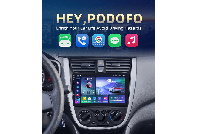 RD207 Android suzuki celerio cultus 2015-2017 1GB a 8GB RAM e 16GB a 128GB ROM com ou sem Carplay