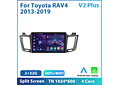 RD208 Android toyota rav4 2013-2019 1GB a 8GB RAM e 16GB a 128GB ROM com ou sem Carplay