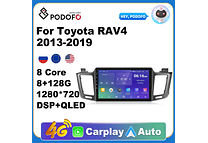 RD208 Android toyota rav4 2013-2019 1GB a 8GB RAM e 16GB a 128GB ROM com ou sem Carplay