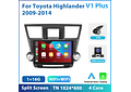 RD209 Android toyota highlander 2009-2014 1GB a 8GB RAM e 16GB a 128GB ROM com ou sem Carplay